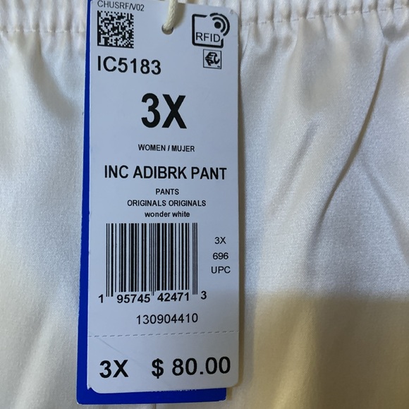 Woman’s Adidas pull up pants- snaps down each Leg NWT Size 3X Only $14 - Picture 3 of 11